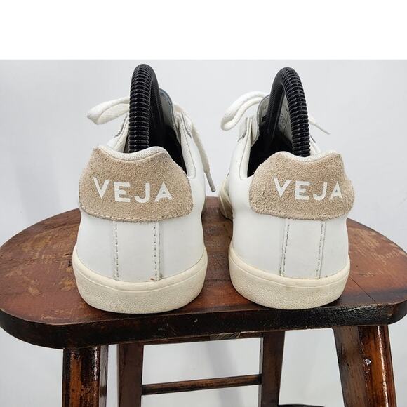 Veja Esplar Sneakers White Leather Size 8 - Picture 3 of 9